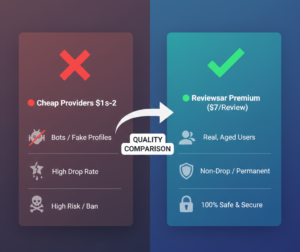 High Quality Non-Drop Facebook Reviews Comparison
