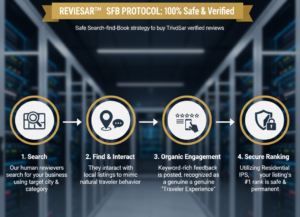 Safe Search-Find-Book strategy to buy TripAdvisor verified reviews